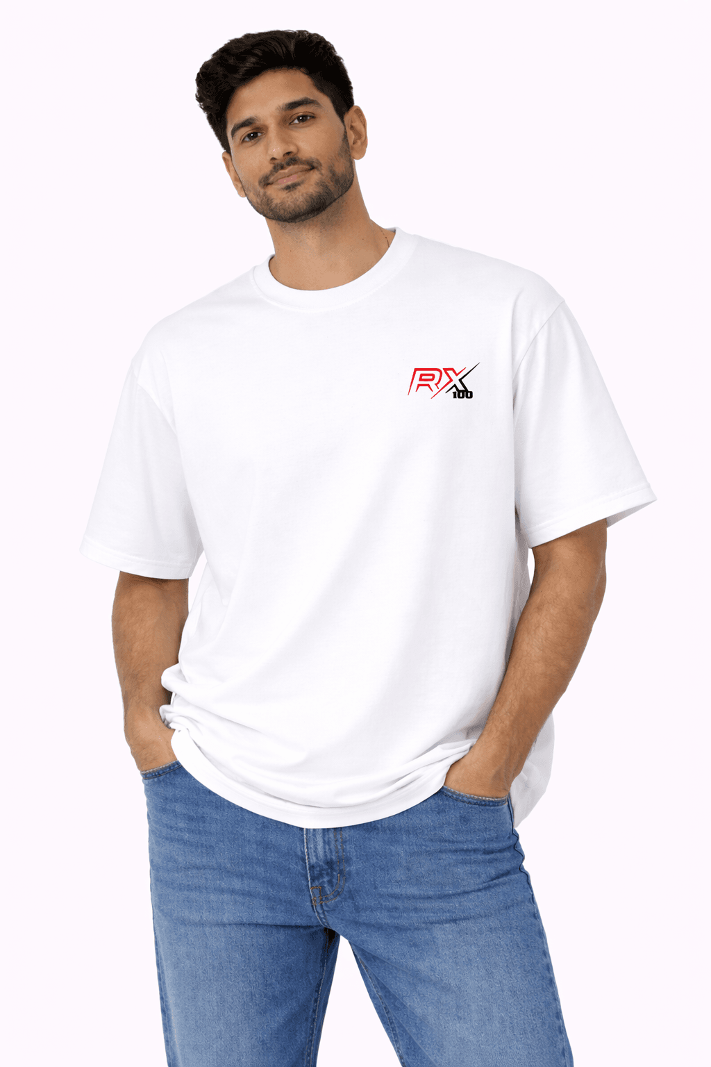 Confident look with RX 100 T-shirt f