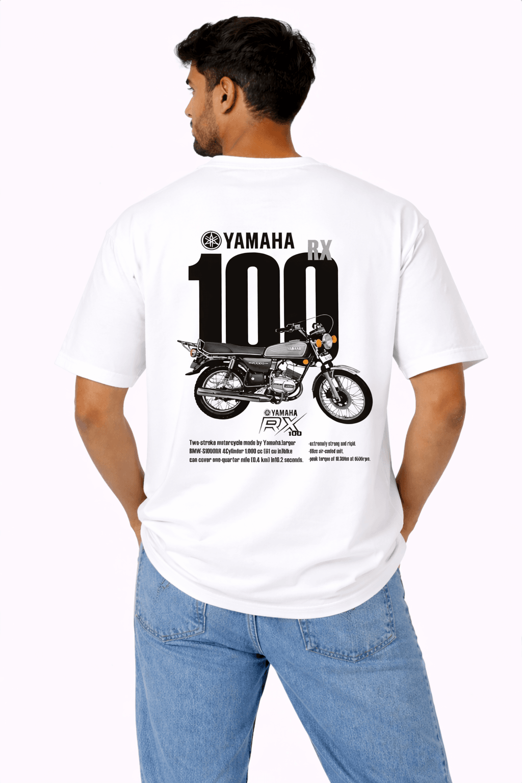 Yamaha RX 100 graphic tee b